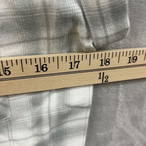 Untuckit Shirt Women’s 4 S Button Up White & Gray Plaid Tencel Muscle Top New - Picture 4 of 5